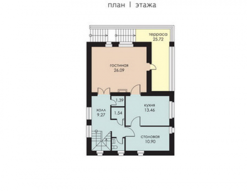 План первого этажа дома 52-78