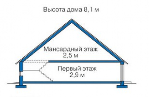 Разрез дома 10-52