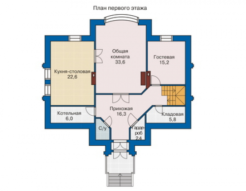 План первого этажа дома 51-47