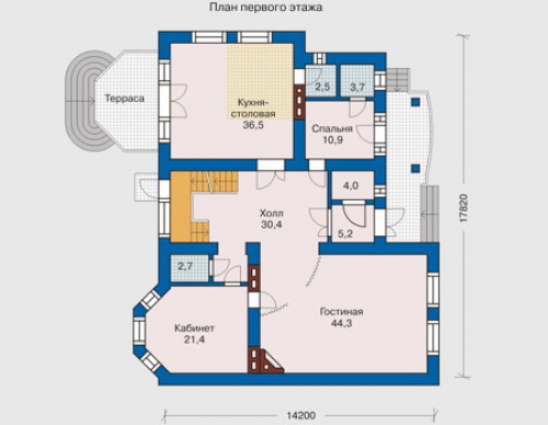 План первого этажа дома 31-61