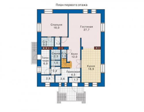 План первого этажа дома 33-47
