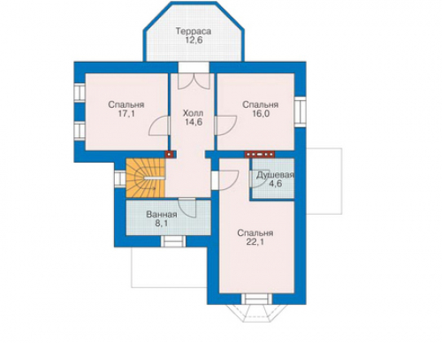 План второго этажа дома 35-31